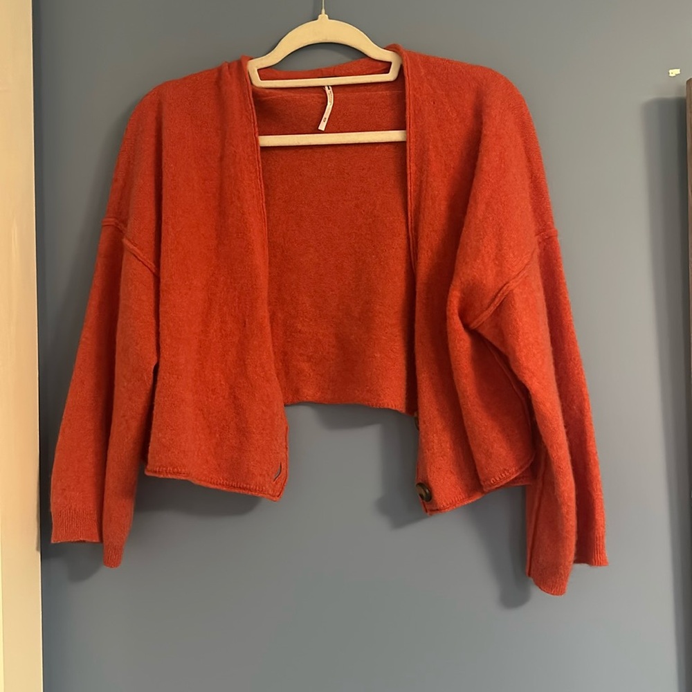 Free People Cropped Cardigann
